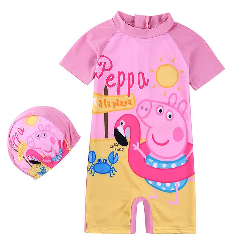 Pink peppa pig one piece image