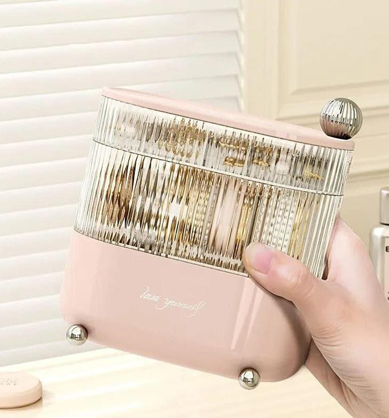 Rotating Jewellery/makeup organizer  image