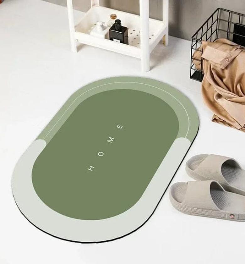 Bathroom Anti-slip Pad Diatomite Absorbent Quick-drying Mat image