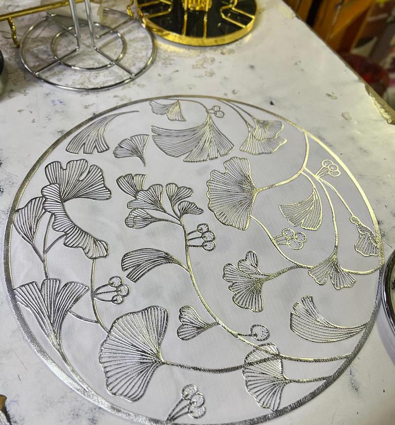 TABLE MATS. 6 pcs Canvas table mat image