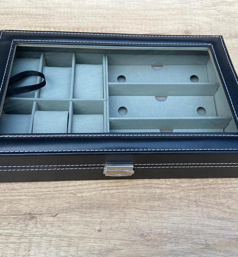 STORAGE ORGANIZER. Portable watch + Glasses organizer image