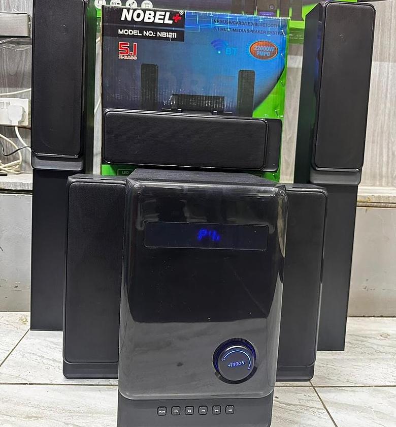 SPEAKER SYSTEM. NOBEL+ 5.1CH MULTIMEDIA SPEAKER SYSTEM ( *NB-1211) image