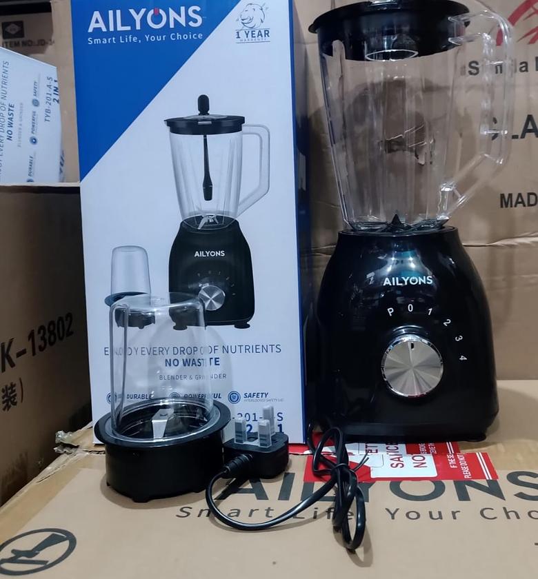 High Quality Affordable AILYONS 1.5ltr 2in1 blender.  image