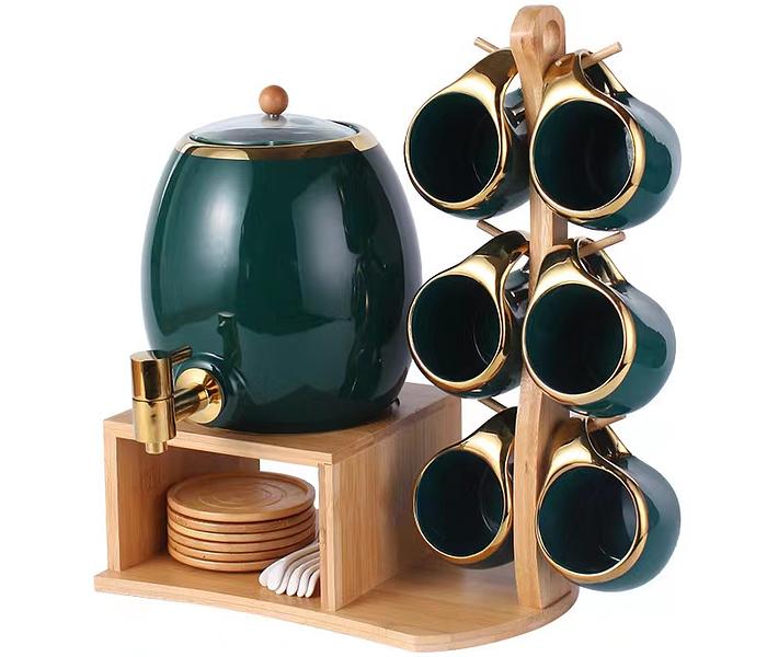 Advanced ceramics tea / Coffee set-green image
