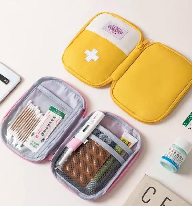 Small size, portable first aid kit. image