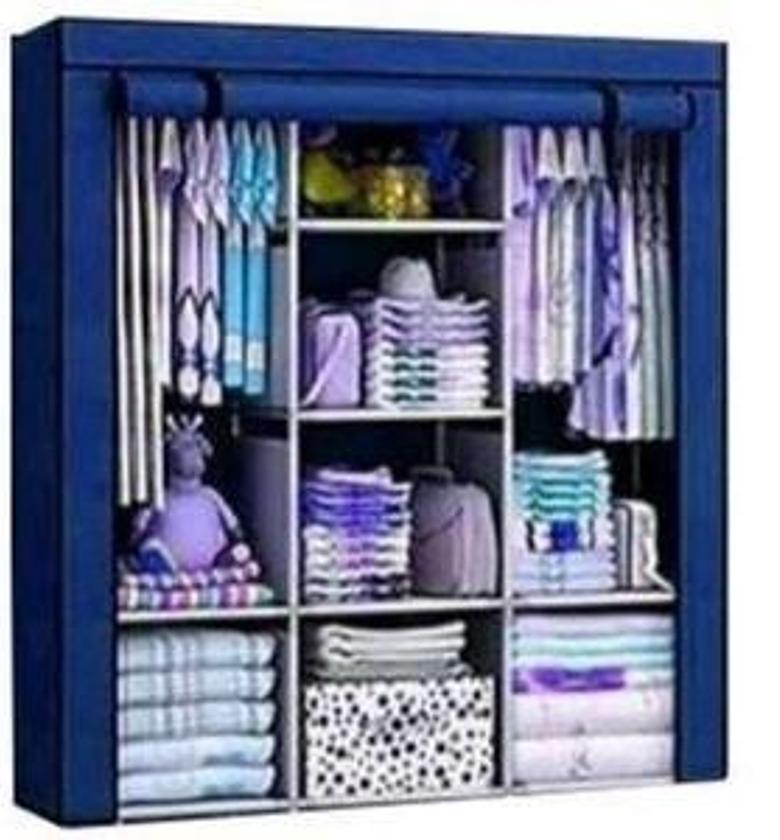 TC Metallic Portable Wardrobe 3 Column image