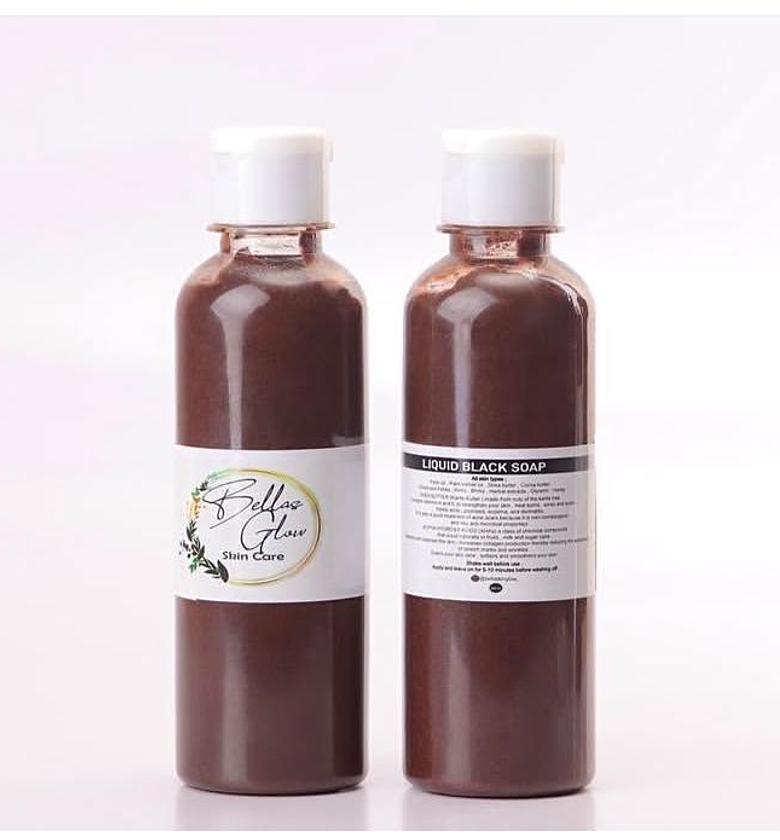 Liquid black soap image