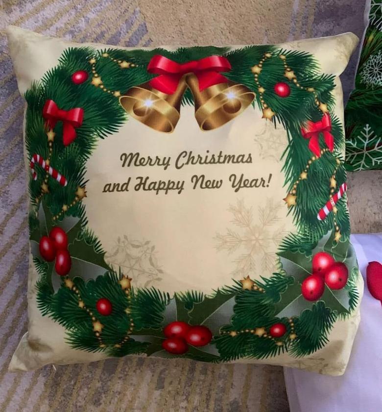 Christmas Throw Pillow Cushions image
