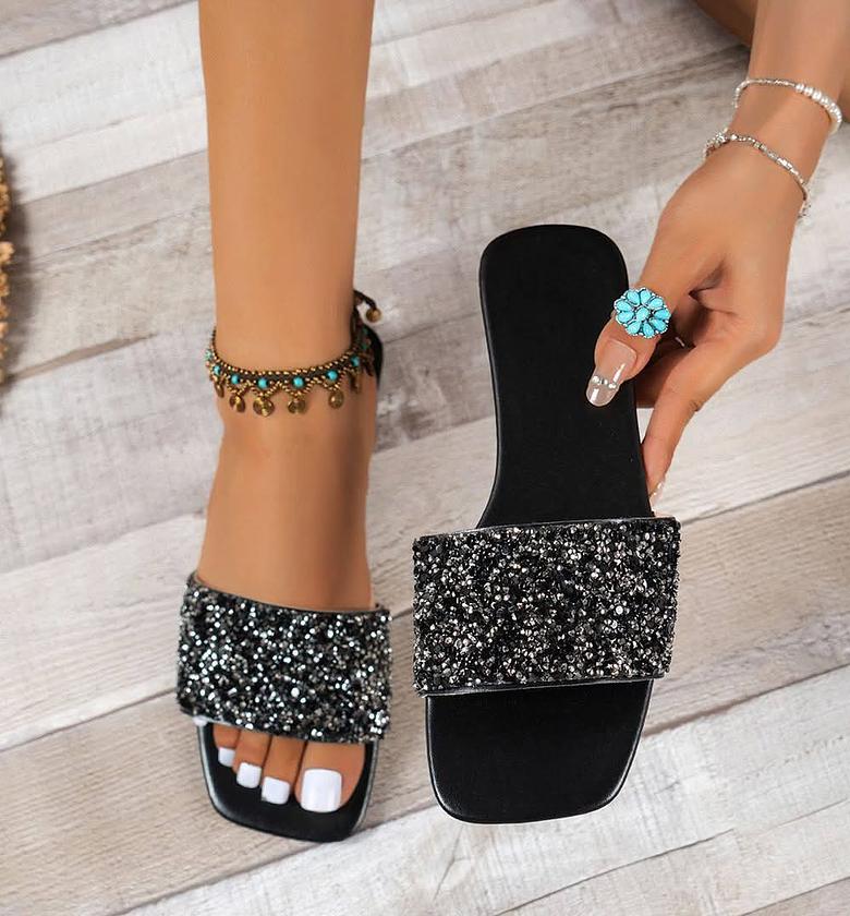  GLITTER SANDALS image