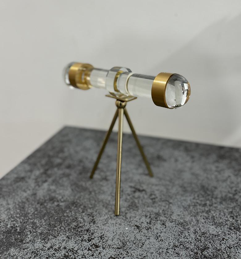 Luxury faux crystal telescope. image