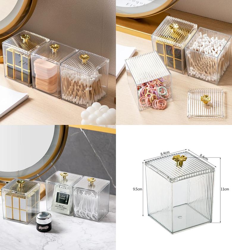 Multipurpose acrylic storage box for small items  image