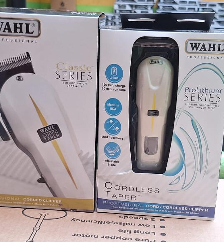 WAHL CLASSIC + WAHL CORDLESS . Wahl Professional Super- Taper Commercial Hair Clipper image