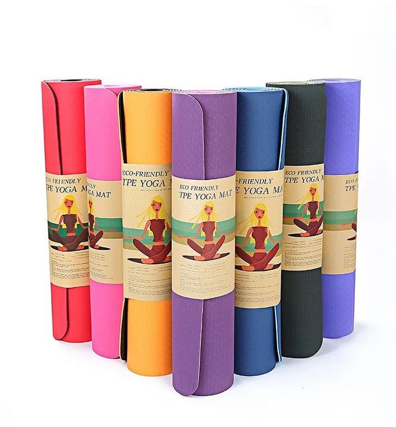 Exercise yoga mats without double sides  image