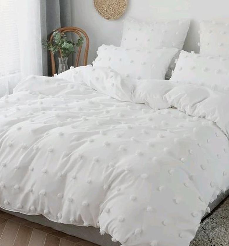 Tufted Dot Design Duvet Cover set image