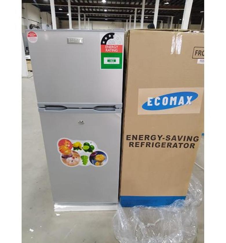 Ecomax 118 liters large capacity Double door fridge Energy Efficient Saver with a free gift of power fridge guard 1yr Warranty image