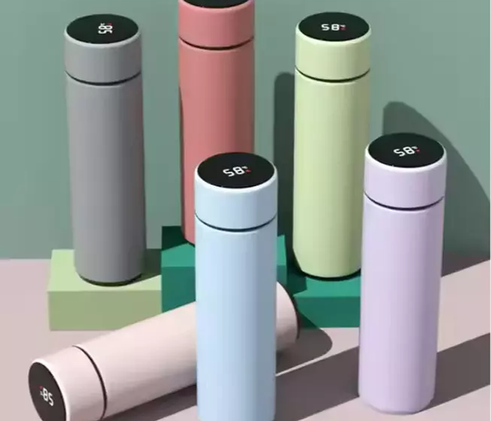 ThermoSmart 1L Digital Vacuum Flask with Touch Temperature Display image