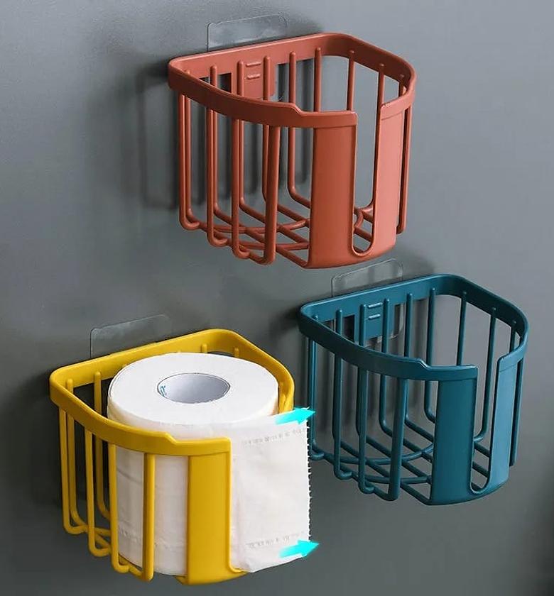 Punch-Free Toilet Paper Holder image