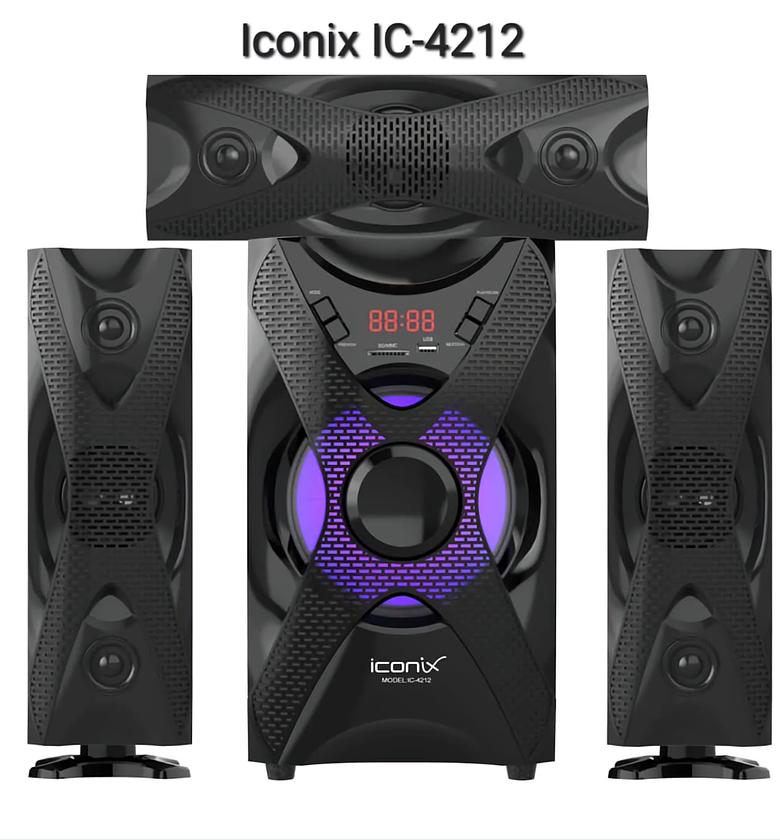 Iconix IC-4212 3.1 CH SUPER BASS SOUND SYSTEM FM,USB,BT image