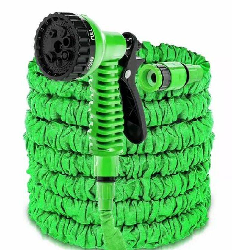 Magic Heavy Duty Garden/Car washing  Hose Pipe Extra Long Expandable Water Spray Gun 30M image