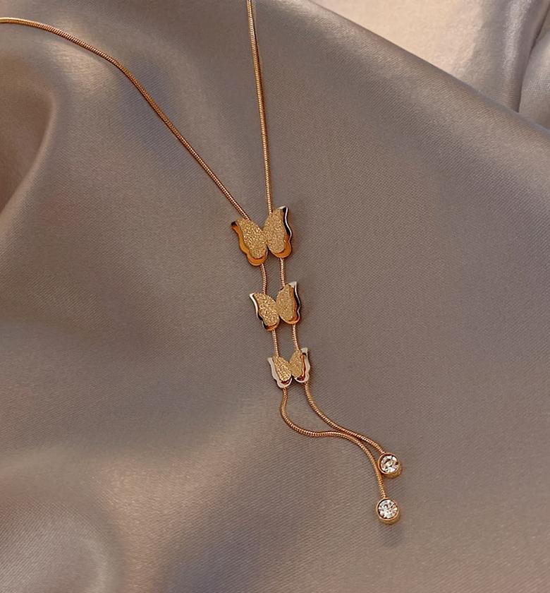 3 Butterfly Necklace  image