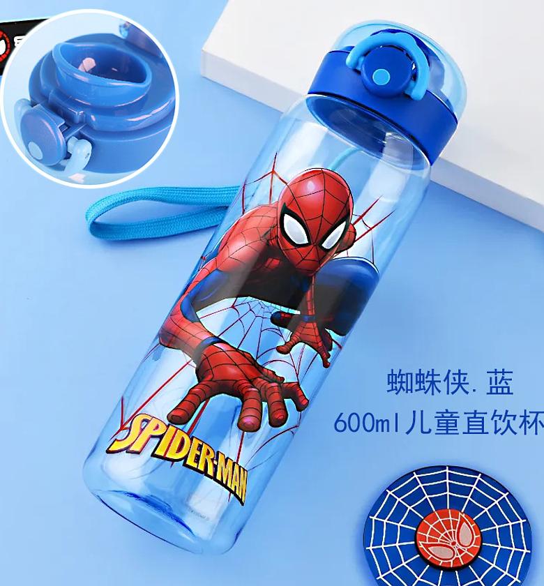 Spider man water bottle image