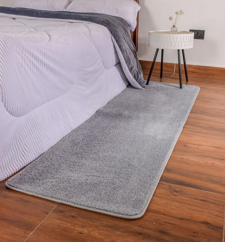 FLUFFY MATS. Warm Super Soft Bedside Fluffy Mats image