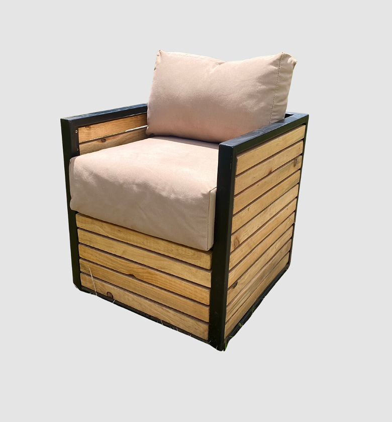 Modern Boxed Armchair image