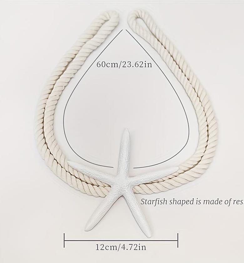 Adjustable Boho Handwoven Curtain Tiebacks image