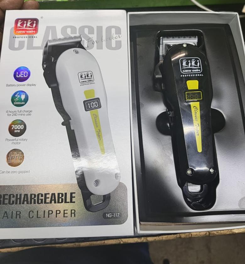Electric Shaver. Kiki New Gain NG-117 Salon Series Professional Cordless Hair Clipper.  image