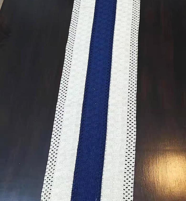 Contemporary Striped Woven Table and Bed Runner image