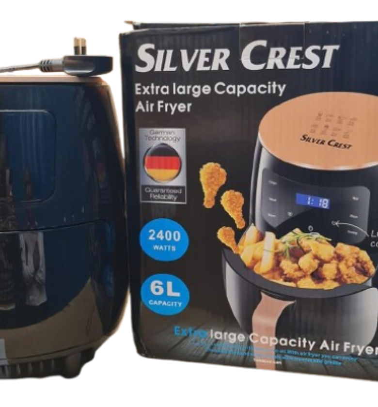 SILVER CREST Digital Electric Hot Air Fryer Fries Maker -Oil-free 6L image