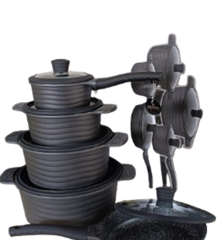 Edenberg 10-Piece Non-Stick Cookware Set, model EB-9185.  image