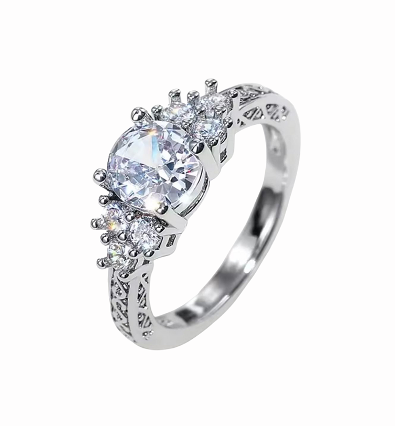 The Vintage Vine Cluster Ring image