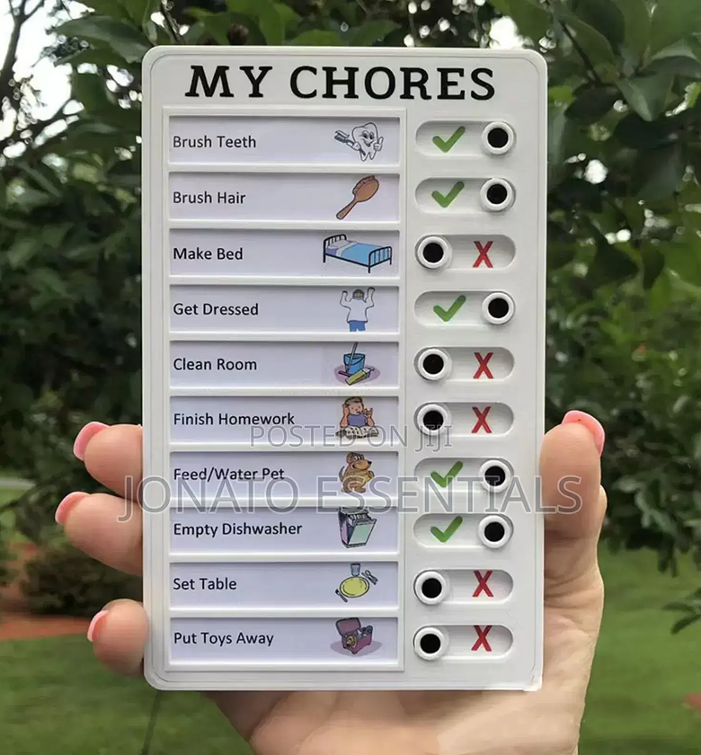 Reusable Chore Checklist Board, Planner image