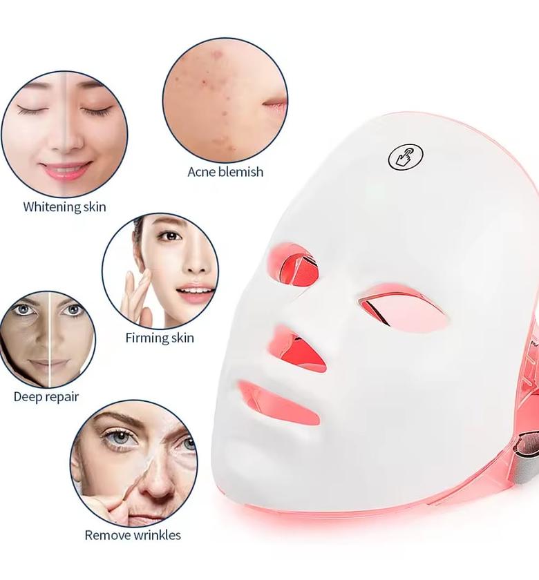 Led Light Therapy Face Mask for Acne, Wrinkles Skin Repair image