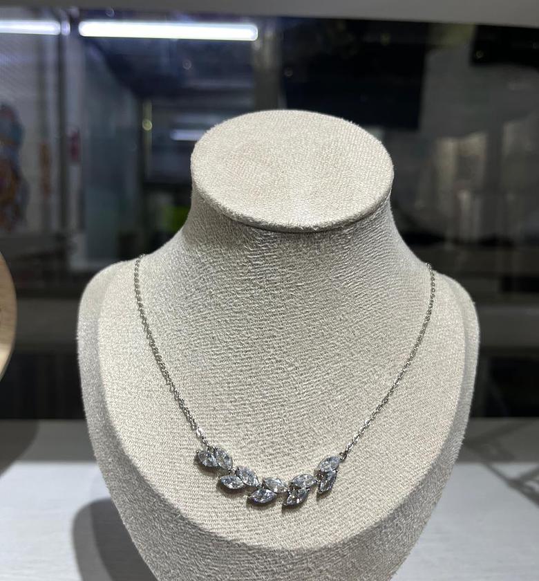 Vineyard Marquise Zirconia Statement Necklace image