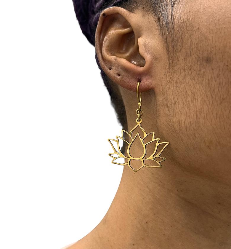 Nyasha Brass Earrings  image