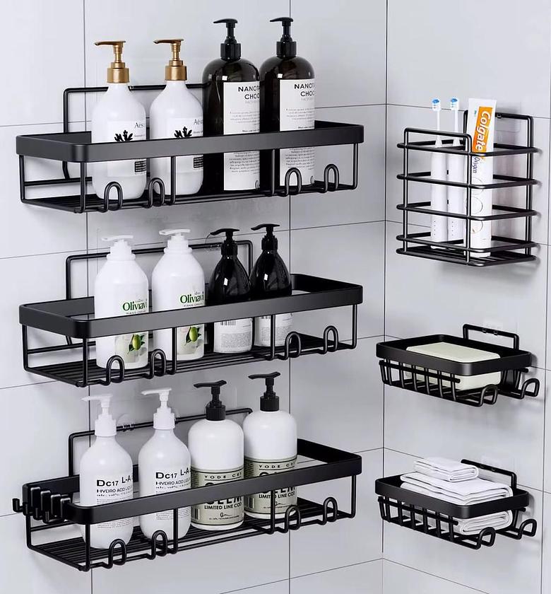 6pcs bathroom cady image