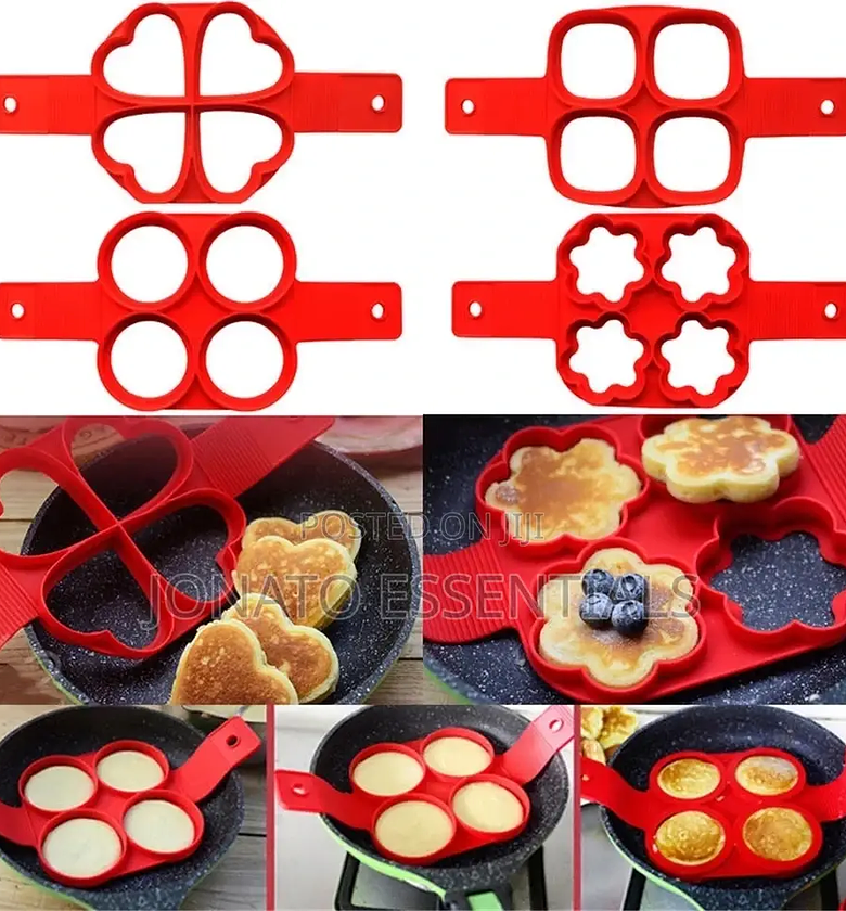 Silicone Pancake Mold, Fried Egg Mold image