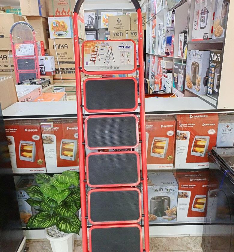 Ladder. 5-Step Steel Folding Ladder. image