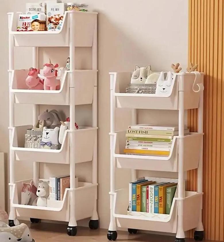 4-Layer Trolley Storage Rack image