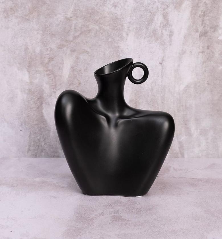 Ivory shaped decor sculpture  image