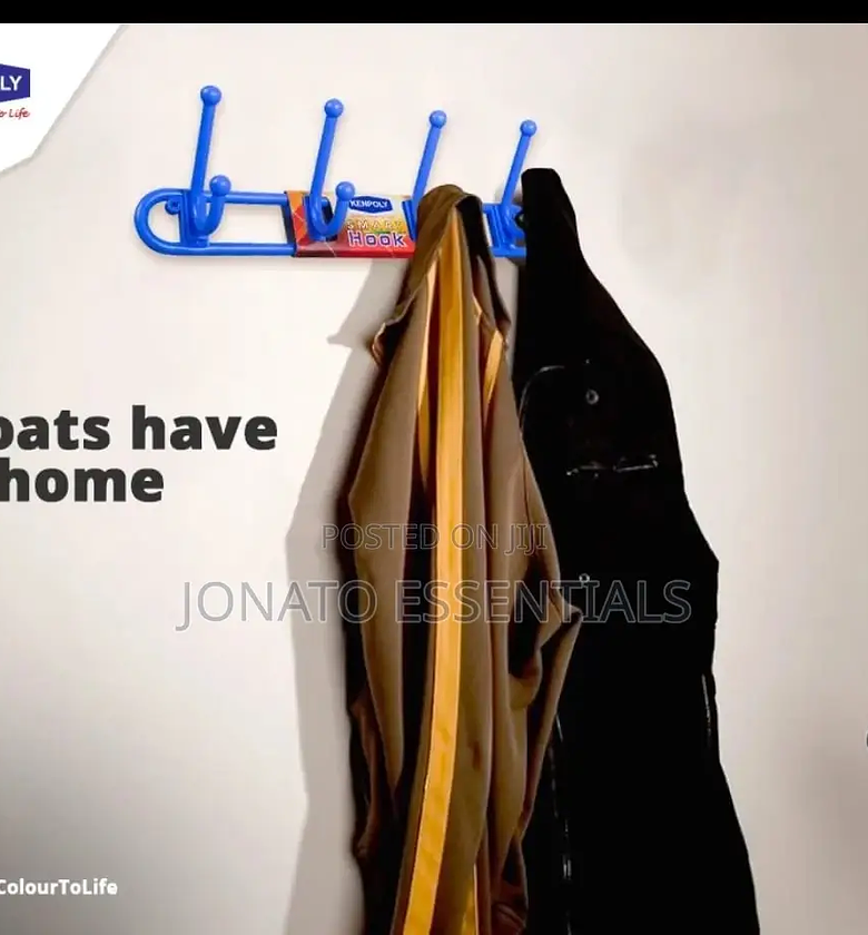 Wall Mounted Coat or Key Hooks image