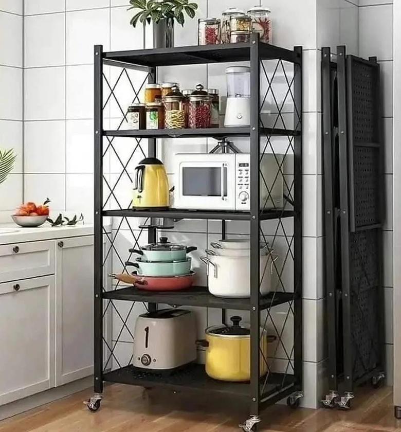 Foldable multipurpose Mettalic rack image