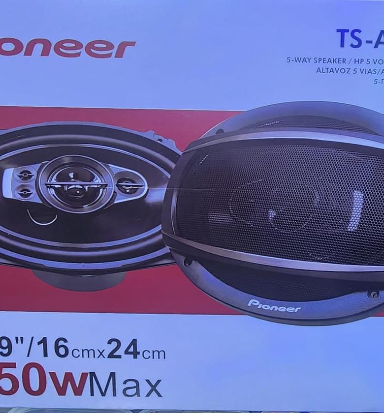 Car Speaker. Pioneer TS-A6997S 6" x 9" 5-Way Car Audio Speakers. image