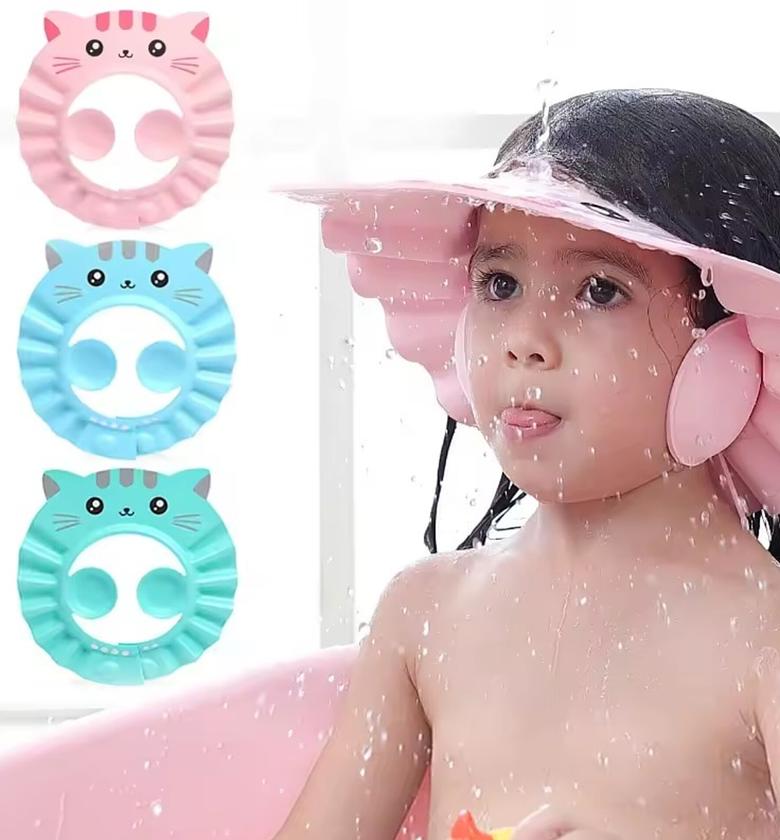 Kids Bathing Baby Shower Cap image