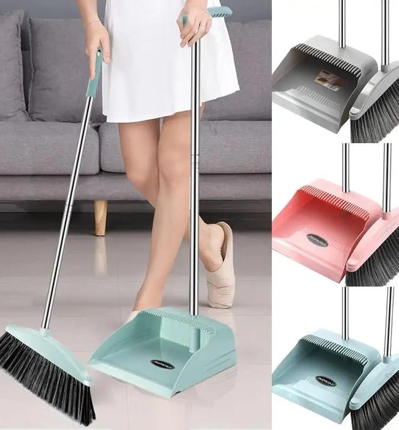 2 In 1 Flexible Broom And Dustpan image