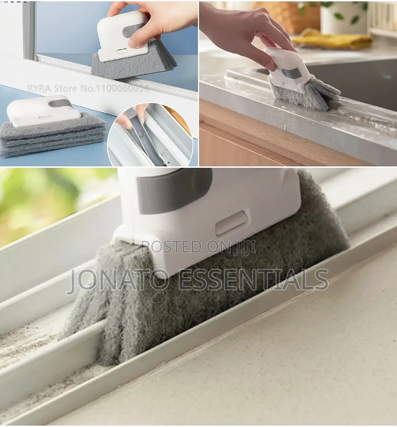 Window Groove Cleaning Brush, Window Crevice Cleaner Tool image
