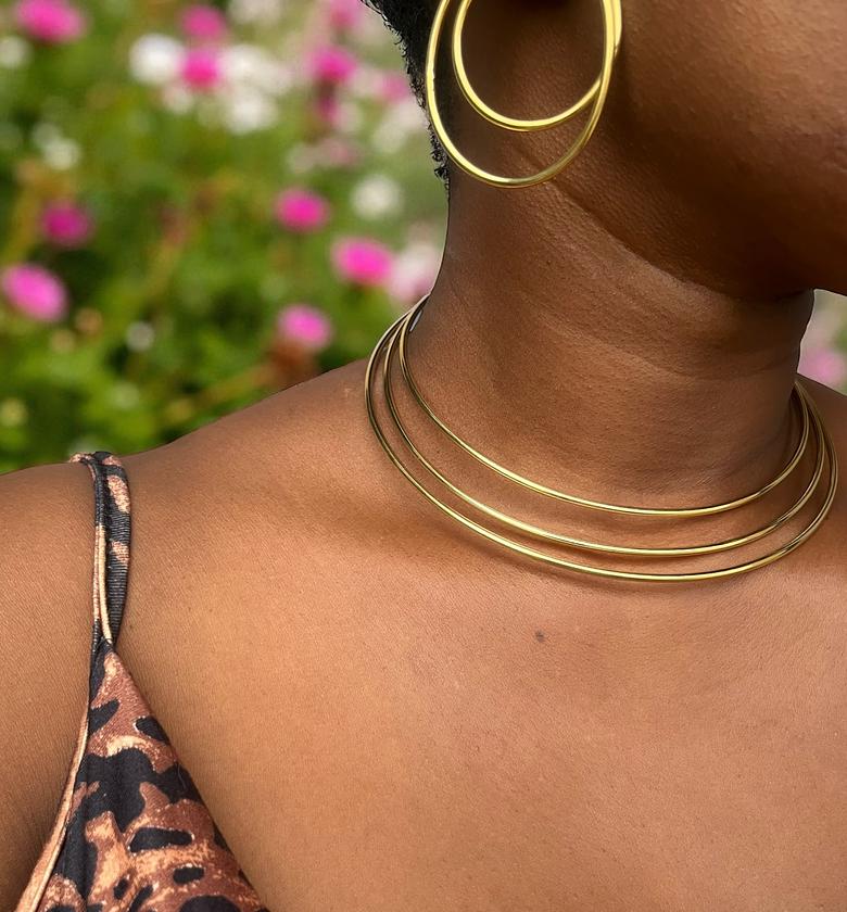 Ahadi Brass Choker image