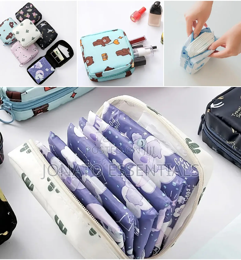 Sanitary Pads or Makeup Organizer, Bag, Pouch image